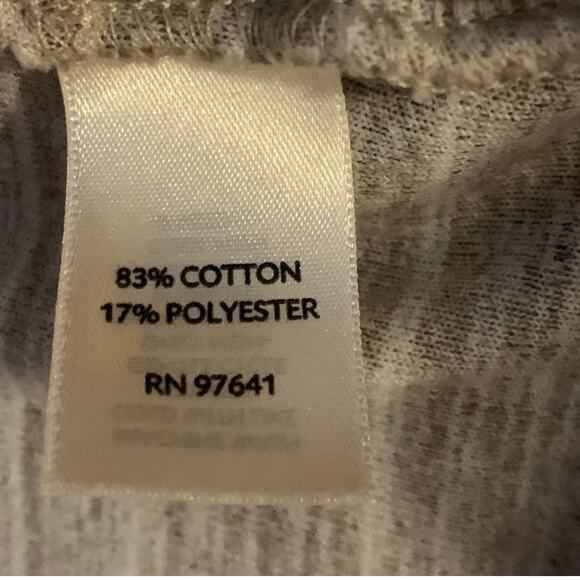 Pure Jill Top Women's Size Petite X-Large Beige Heather Velour Soft Top Pockets - Picture 4 of 6